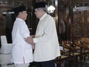 Foto: Nostalgia Kemesraan SBY dan Prabowo