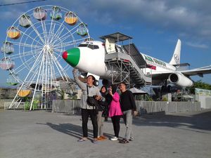 Foto: Pesawat Jadi Bioskop di Klaten