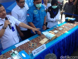 BNN Musnahkan 1,2 Kg yang Dibungkus di Kemasan Teh Hijau