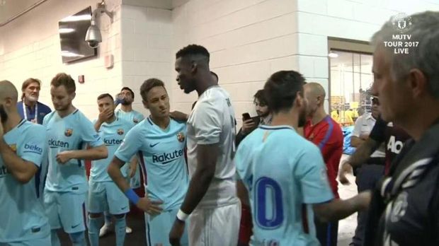 Interaksi Neymar, Pogba, dan Mourinho yang Jadi Viral