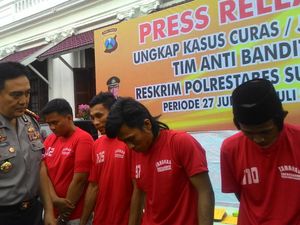 Polisi Ungkap 22 Kasus Jambret, 16 Tersangka Diamankan Polisi Ungkap 22 Kasus Jambret, 16 Tersangka Diamankan