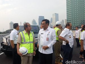 Simpang Susun Semanggi Sempat Ditutup, Djarot: Untuk Pasang Rambu