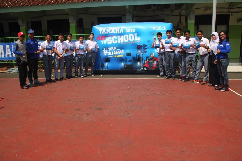 Yamaha Goes to School, Ajang Edukasi Safety Riding ke Siswa SMA Yamaha Goes to School, Ajang Edukasi Safety Riding ke Siswa SMA