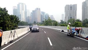 Foto: Simpang Susun Semanggi Bisa Dilewati Besok, Ini Persiapannya