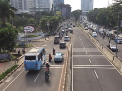 Jurus Ngeles Pemotor Saat Ketangkap Basah Masuki JLNT Casablanca