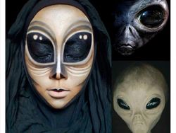 Mirip Banget! Hijabers Cantik Ini Rias Wajah Seperti Cinderella Hingga Alien