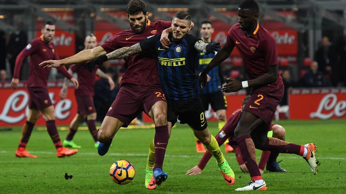 AS Roma dan Inter Milan akan bertemu di pekan kedua musim 2017/2018 (Valerio Pennicino/Getty Images)