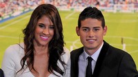 James Rodriguez juga berpisah dengan Daniella Ospina tahun ini. Hubungan renggang keduanya, di mana James sedang membela Bayern Munich di Jerman sementara Daniella yang merupakan pemain voli memilih menetap di Kolombia. (Foto: Denis Doyle/Getty Images)