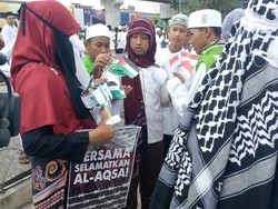 Dukung Palestina, Massa di Palembang Gelar Aksi Solidaritas