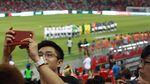 Meriahnya Laga Bayern vs Inter di Singapura