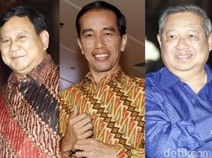 Foto: Antara Jokowi, SBY, dan Prabowo