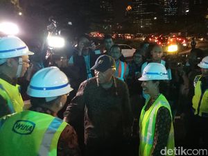 Jelang Open Traffic, Menteri PUPR Jajal Simpang Susun Semanggi