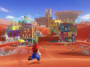 Super Mario Odyssey Tiru Gerakan Khas Sonic