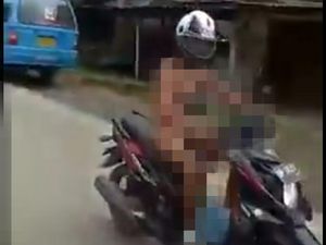 Bugil Naik Motor, Oknum PNS Pemkab Toraja Utara Ditahan Polisi Bugil Naik Motor, Oknum PNS Pemkab Toraja Utara Ditahan Polisi