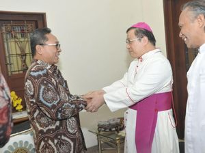 Temui Uskup di Malang, Ketua MPR: Kita Semua Saudara Sebangsa