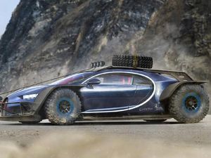 Begini Kalau Bugatti Chiron Jadi Mobil Mad Max