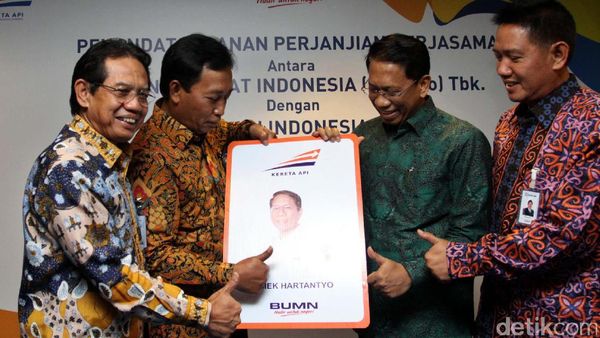 Sinergi BUMN, KAI Gandeng BRI