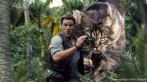 Ketika Kucing Gantikan Dinosaurus di Jurassic Park