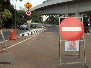 Potret Simpang Susun Semanggi Jelang Open Traffic