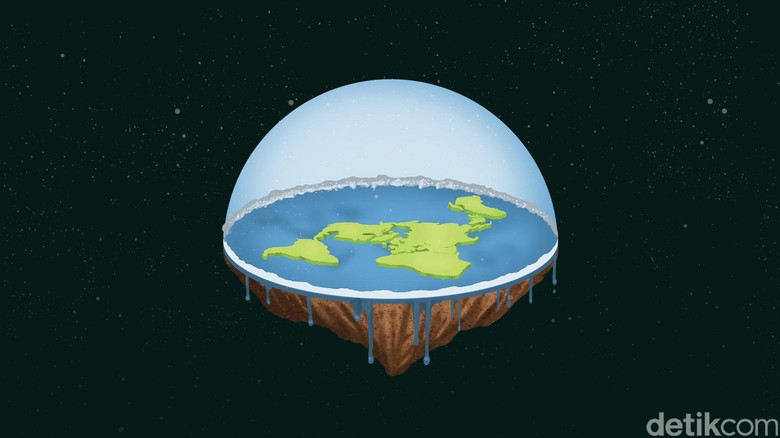 Mengintip Diskusi Bumi Datar, Bikin Geleng-geleng Kepala