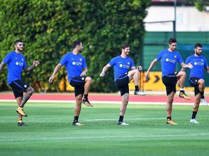 Melihat Latihan Inter dan Chelsea di Singapura Melihat Latihan Inter dan Chelsea di Singapura