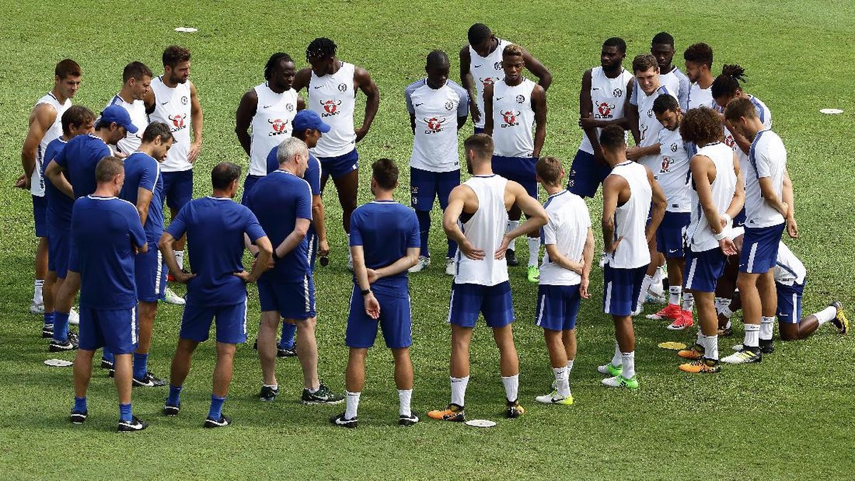 Skuat Chelsea di pramusim (Foto: Suhaimi Abdullah/Getty Images)