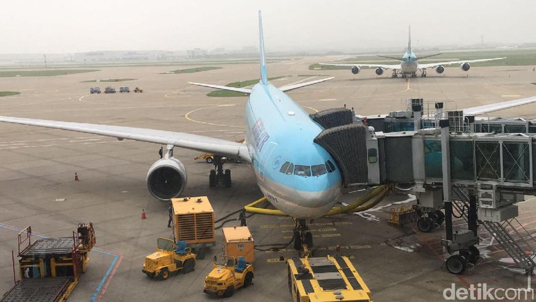 Maskapai Korean Air (M AJI Surya/detikTravel) Maskapai Korean Air (M AJI Surya/detikTravel)