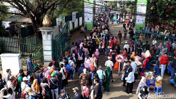 Berjemur di Bawah Terik Mentari Demi Tiket Kereta Eksekutif Murah