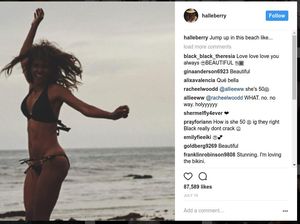Pamer Perut Rata di Usia 50 Tahun, Halle Berry Dipuji Netizen