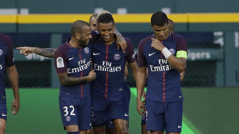 Dani Alves Gemilang, PSG Juara Piala Super Prancis Dani Alves Gemilang, PSG Juara Piala Super Prancis