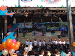 Rayakan Ultah ke-71, Ribuan Karyawan BNI Turun ke Jalan