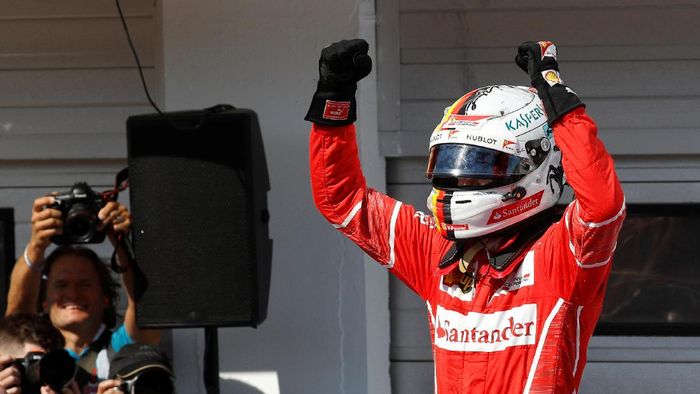 Sebastian Vettel menangi GP Hongaria 2017 (Foto: REUTERS/Laszlo Balogh) Sebastian Vettel menangi GP Hongaria 2017 (Foto: REUTERS/Laszlo Balogh)