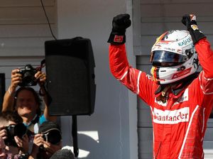 Menang di Hungaroring, Vettel Jauhi Hamilton Menang di Hungaroring, Vettel Jauhi Hamilton