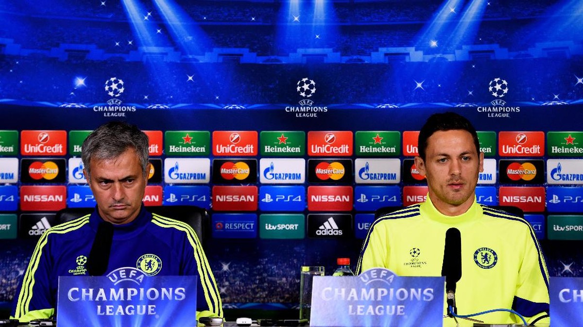 Nemanja Matic bersama Jose Mourinho (Mike Hewitt/Getty Images)