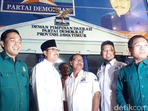 Ditemani Sekretaris PKB Jatim, Gus Ipul Daftar Pilgub ke Demokrat