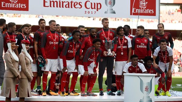 Foto: Momen-Momen Arsenal Juarai Emirates Cup
