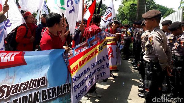 Demo Pekerja JICT di Kementerian BUMN Bubar