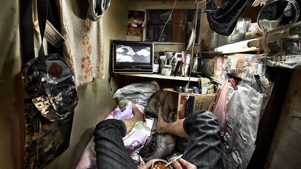 Miris! Potret Kontrakan Super Sempit di Hong Kong