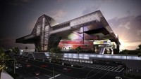 Sport City Stadium merupakan stadion baru yang dibangun untuk menyambut Piala Dunia 2022. Stadion ini rencananya akan punya daya tampung 46.860 penonton. (Foto: stadioumdb)