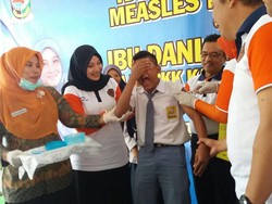 345.555 Anak dan Balita di Banyuwangi Diimunisasi Campak Rubella