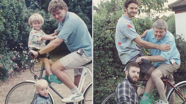 Potret Viral Keluarga Dewasa Mengulang Indahnya Masa Kecil