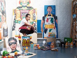 Naufal Abshar, Si Pelukis Tawa