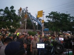 Aparat Mulai Berjaga Jelang Penertiban Taman BMW