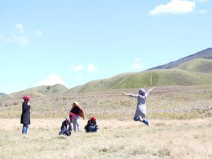 Bersama teman di Bromo