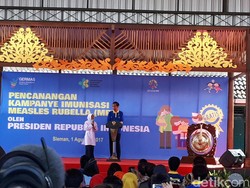 Jokowi Targetkan Tahun 2020 Indonesia Bebas Campak dan Rubella