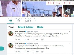 Jokowi: Penanganan Kasus Korupsi dan Pelanggaran HAM Harus Cepat