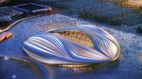 Al Wakrah punya desain unik yang membuatnya terlihat elegan. Punya kesan futuristik yang kental, stadion ini punya daya tampung 40 ribu, yang nantinya akan dikurangi jadi 20.000 usai Piala Dunia. (Foto: stadioumdb)
