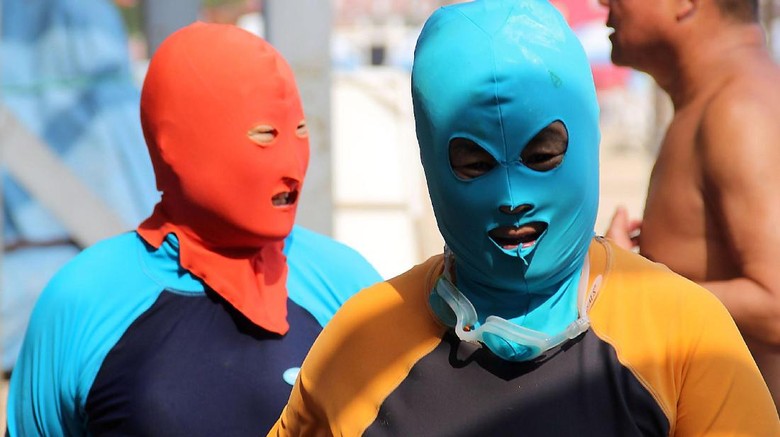 Facekini (Dok. AFP) Facekini (Dok. AFP)