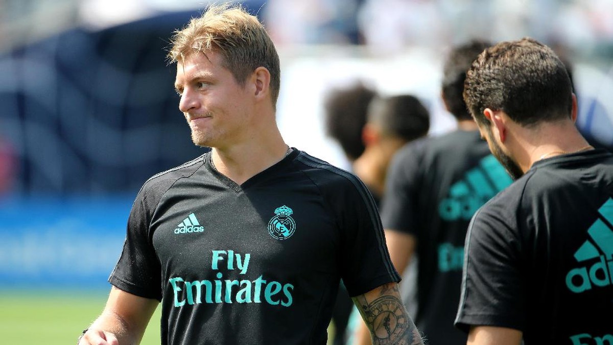 Toni Kroos sudah pulih dari cedera dan siap main lawan MLS All-Stars (Foto: Peter Casey-USA TODAY Sports)