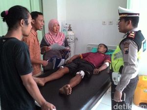 Penjual Tempe Terserempet Mobil Rombongan Wagub Jateng di Purworejo